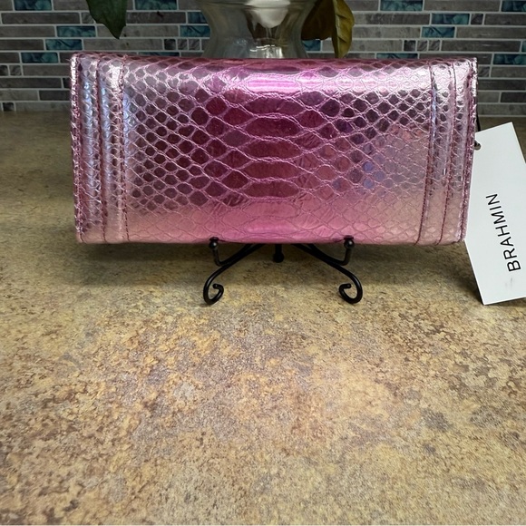NWT Brahmin Veronica Rose Water Akoni pink wallet - Picture 2 of 3